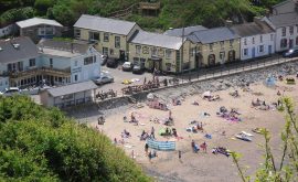 Llangrannog beach