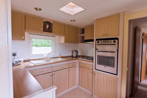 Parc Gwair Caravan Kitchen