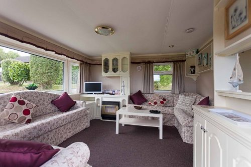 Parc Gwair Caravan Living Room